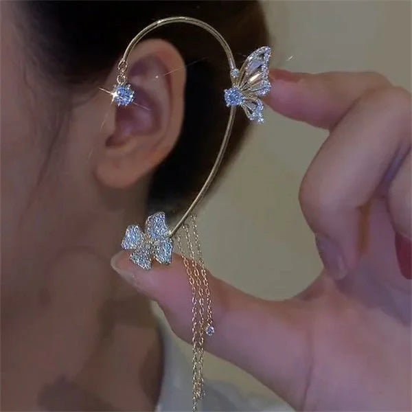 1 Set | GemstoneBeauties™ Schmetterling Zirkon Ohrringe