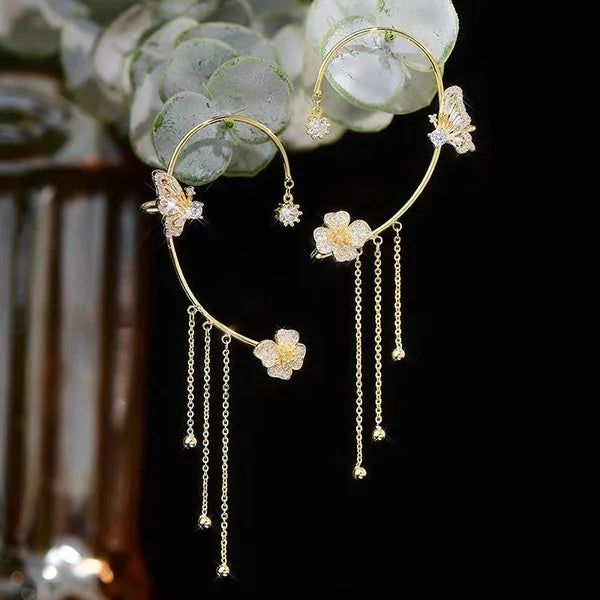 1 Set | GemstoneBeauties™ Schmetterling Zirkon Ohrringe